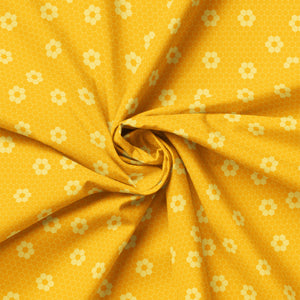 Hexie Flowers Collection-Small Stitched Hexies-100% Cotton-Yellow