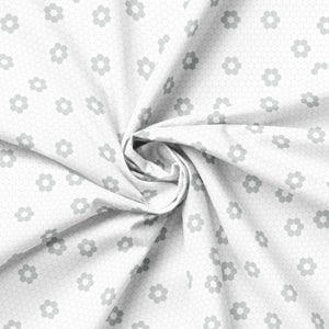 Hexie Flowers Collection-Small Stitched Hexies-100% Cotton-White