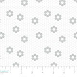 Hexie Flowers Collection-Small Stitched Hexies-100% Cotton-White