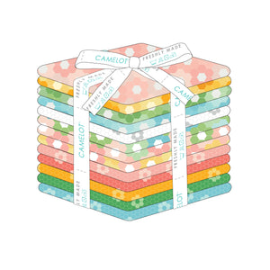 Hexie Flowers Collection Fat Quarter Bundle (13 pieces)-100% Cotton-Multi