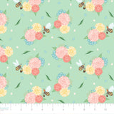 Quilting Bees Collection-Bee Errands-Light Green-100% Cotton 37230201-03