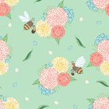 Quilting Bees Collection-Bee Errands-Light Green-100% Cotton 37230201-03