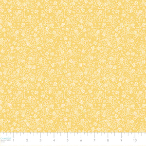 Quilting Bees Collection-Floral Sketches-Yellow-100% Cotton 37230210-04