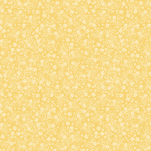 Quilting Bees Collection-Floral Sketches-Yellow-100% Cotton 37230210-04