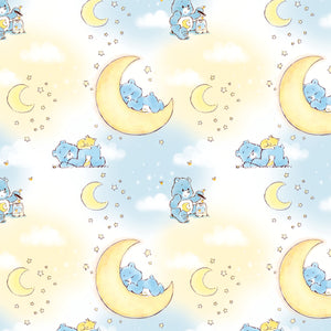 Care Bears Baby Make a Wish Collection-Baby Bedtime Bear-Light Blue-100% Cotton 44011103-01