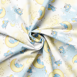 Care Bears Baby Make a Wish Collection-Baby Bedtime Bear-Light Blue-100% Cotton 44011103-01