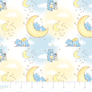 Care Bears Baby Make a Wish Collection-Baby Bedtime Bear-Light Blue-100% Cotton 44011103-01