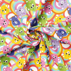 Care Bears Party Time Collection-Head in the Rainbows-Multi-100% Cotton-44011401-01