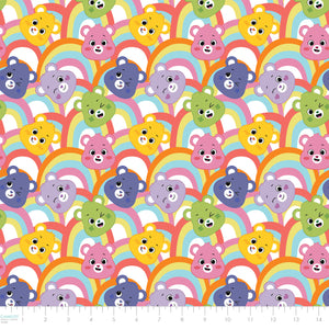 Care Bears Party Time Collection-Head in the Rainbows-Multi-100% Cotton-44011401-01