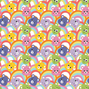 Care Bears Party Time Collection-Head in the Rainbows-Multi-100% Cotton-44011401-01