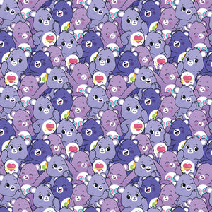 Care Bears Party Time Collection-Purple Bears-Purple-100% Cotton-44011403-01
