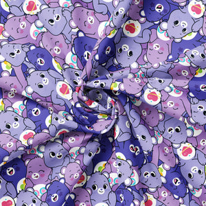 Care Bears Party Time Collection-Purple Bears-Purple-100% Cotton-44011403-01