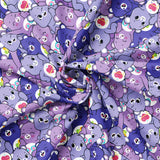 Care Bears Party Time Collection-Purple Bears-Purple-100% Cotton-44011403-01
