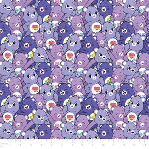 Care Bears Party Time Collection-Purple Bears-Purple-100% Cotton-44011403-01