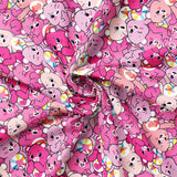 Care Bears Party Time Collection-Pink Bears-Pink-100% Cotton-44011404-01