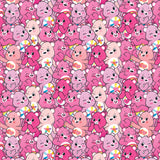 Care Bears Party Time Collection-Pink Bears-Pink-100% Cotton-44011404-01