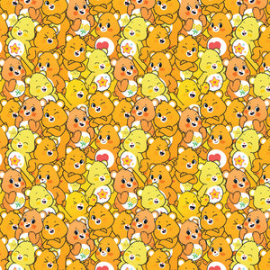 Care Bears Party Time Collection-Yellow Bears-Yellow-100% Cotton-44011405-01