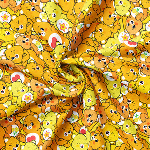 Care Bears Party Time Collection-Yellow Bears-Yellow-100% Cotton-44011405-01