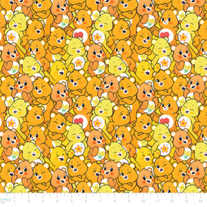 Care Bears Party Time Collection-Yellow Bears-Yellow-100% Cotton-44011405-01