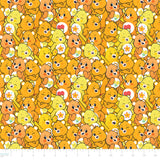 Care Bears Party Time Collection-Yellow Bears-Yellow-100% Cotton-44011405-01