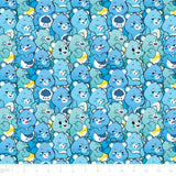 Care Bears Party Time Collection-Blue Bears-Blue-100% Cotton-44011407-01