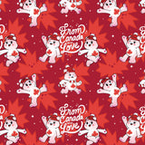 Care Bears True North Collection-From Canada with Love-Red-Quilting Cotton-44011601-02