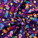 Collection Calinours Halloween-Calinours Effrayants-Mauve-100% Coton-44011701-01