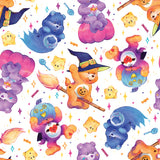 Collection Calinours Halloween-Effrayant et Mignon- Blanc--100% Coton-44011702-01