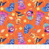 Collection Calinours Halloween-Effrayant et Mignon-Orange-100% Coton-44011702-02