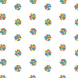 Rubik's -Tiny Cubes 2Yd Cuts - Cotton