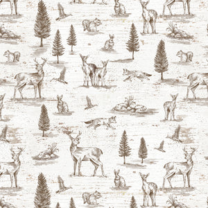 Lodge Life Collection-Scenery-100% coton-Beige-49230303-01