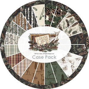 Lodge Life Collection Case Pack (140  VERGES) 100% Cotton-Multi-49230307CASE