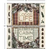 Collection Lodge Life-Panneau de cabine Lodge-100% coton-Multi-49230308P-01