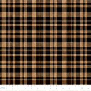 Crafted Cabin Collection-Cabin Plaid-Black-Quilting Fabrics-49240105-01