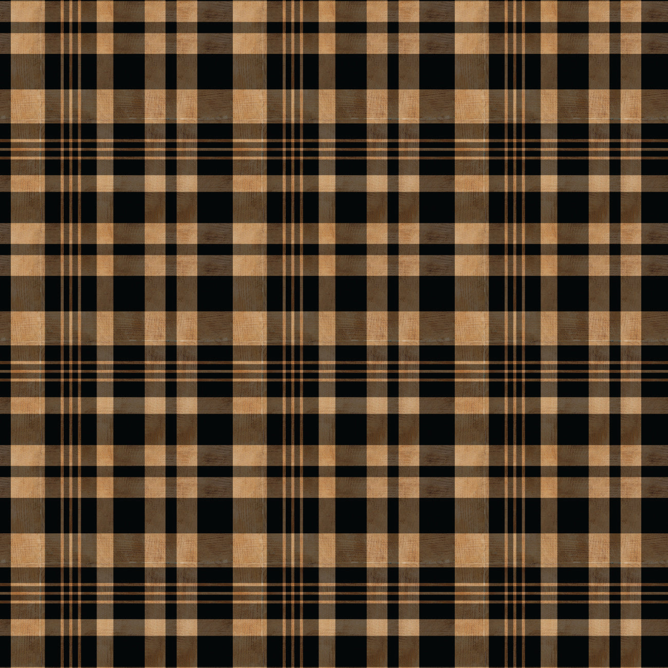 Crafted Cabin Collection-Cabin Plaid-Black-Quilting Fabrics-49240105-01