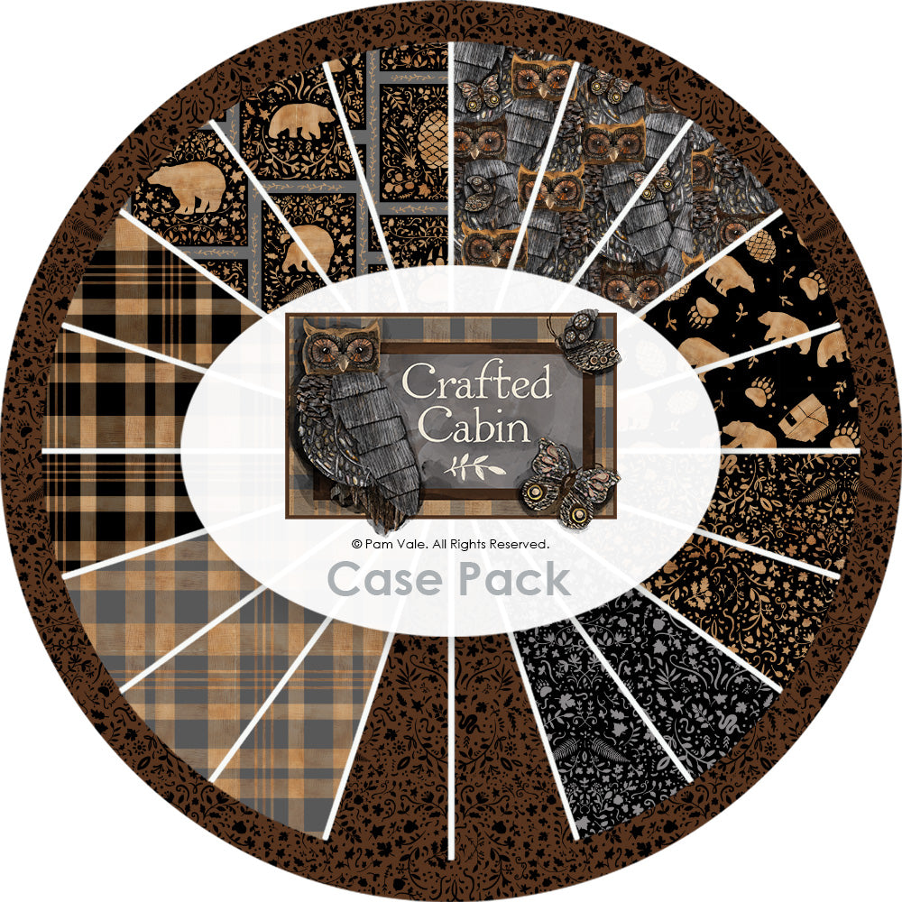 Crafted Cabin Collection Case Pack (80 Yards)-Multi-Quilting Fabrics-49240105CASE