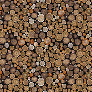 Fun on Tap Collection-Wood Pile-Black-Quilting Fabrics-49240205-01