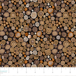 Fun on Tap Collection-Wood Pile-Black-Quilting Fabrics-49240205-01