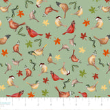 Fun on Tap Collection-Sugarmakers Tossed-Green-Quilting Fabrics-49240206-02