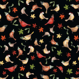 Fun on Tap Collection-Sugarmakers Tossed-Black-Quilting Fabrics-49240206-03