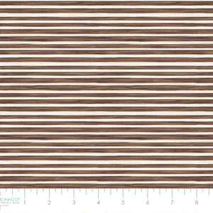 Fun on Tap Collection-Log Cabin -Brown-Quilting Fabrics-49240207-01