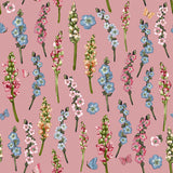 Secret Garden Collection-Fluttering Florals-Dusty Rose-100% Cotton-49240503-02