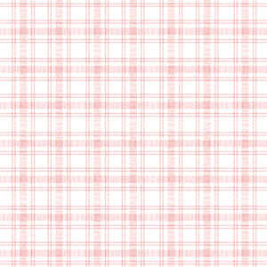 Collection Secret Garden-Plaid Pastel-Rose-100% Coton-49240505-01