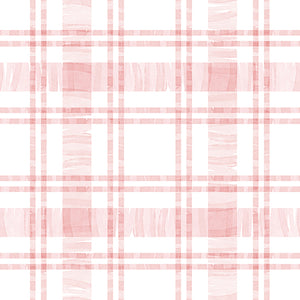 Collection Secret Garden-Plaid Pastel-Rose-100% Coton-49240505-01