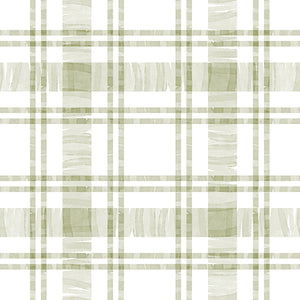 Collection Secret Garden-Plaid Pastel-Vert-100% Coton-49240505-02