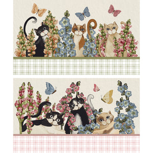 Collection Secret Garden-Panneau Compagnons de Jardin-Multi-100% Coton-49240507P-01