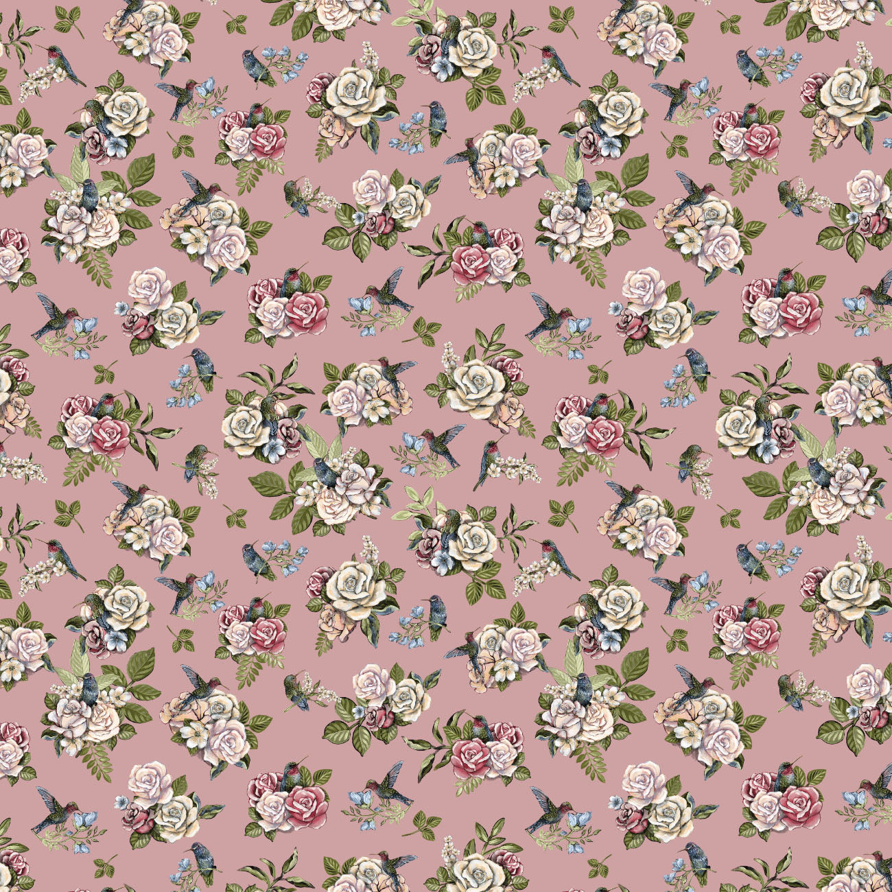 Collection Thé et Poésie-Roses Romantiques - Rose