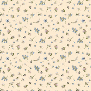 Tea and Poetry Collection-Scattered Florals-Cream-49240604-01