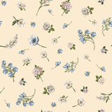 Tea and Poetry Collection-Scattered Florals-Cream-49240604-01
