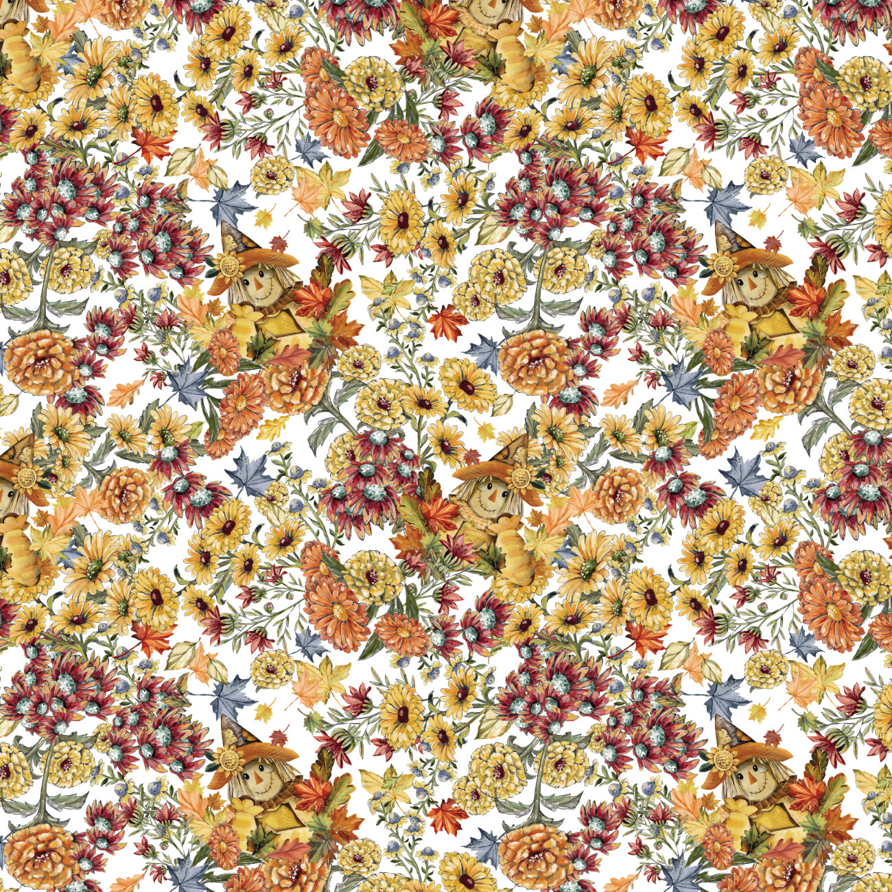 Pumpkin Patch Keeper Collection-Cozy Countryside-White-100% Cotton-49250101-01